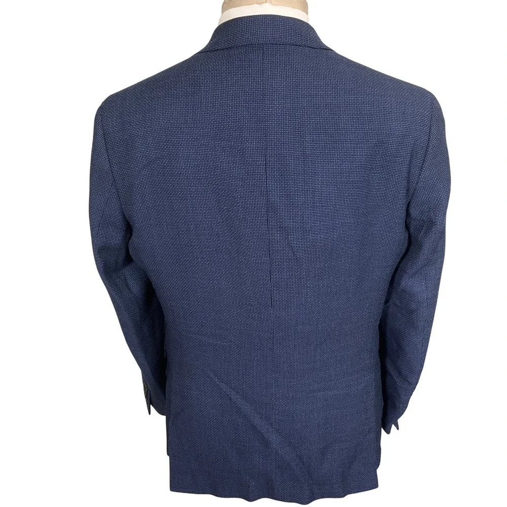 Ted Baker Blazer Mens 40R Blue Jay Endurance Wool Sport Jacket